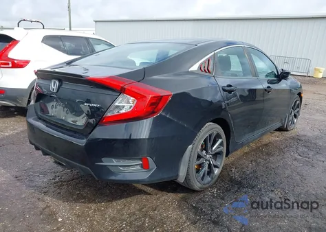 2020 Honda Civic Sport z USA, uszkodzony, nr VIN 2HGFC2E83LH600508